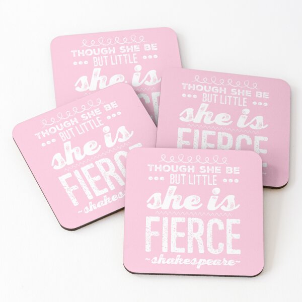 Item preview, She is Fierce - Shakespeare Quote designed and sold by BeakHouse.