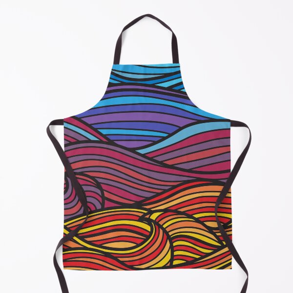 Item preview, Sea waves with colors designed and sold by magenta-dream.