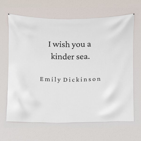 Item preview,  Emily Dickinson Quote Poem -Sea designed and sold by HighSociety00.
