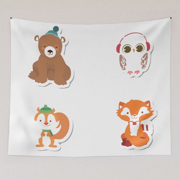Item preview, Animals sticker packs designed and sold by Midhuna.