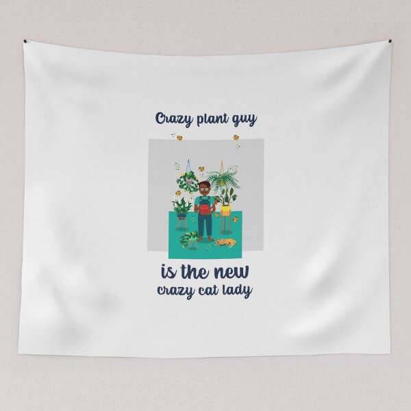 Item preview, Crazy plant guy designed and sold by VioletStudio.
