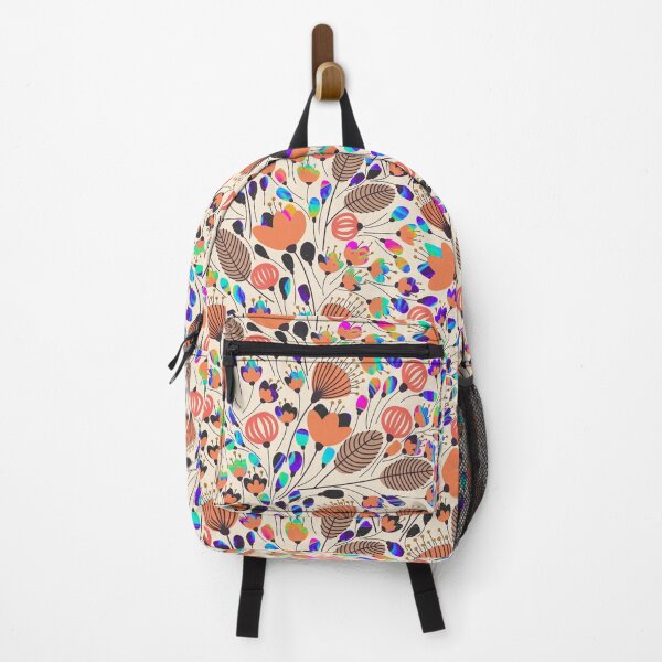 Item preview, Rainbow Floral Summer Pattern - Holographic Vintage Flowers designed and sold by jupitermoons.