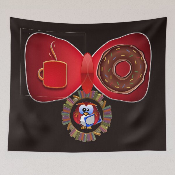 Item preview, BOW TIE FOR COFFEE BOOK AND DONUT FANS designed and sold by Ralek.