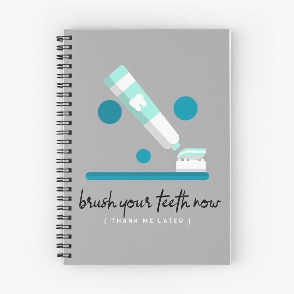 Item preview, Brush your teeth now Dental Design designed and sold by guaka-molly.