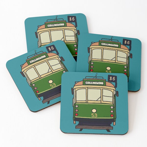 Item preview, Melbourne Tram No. 86 to Collingwood designed and sold by spiralpaper.