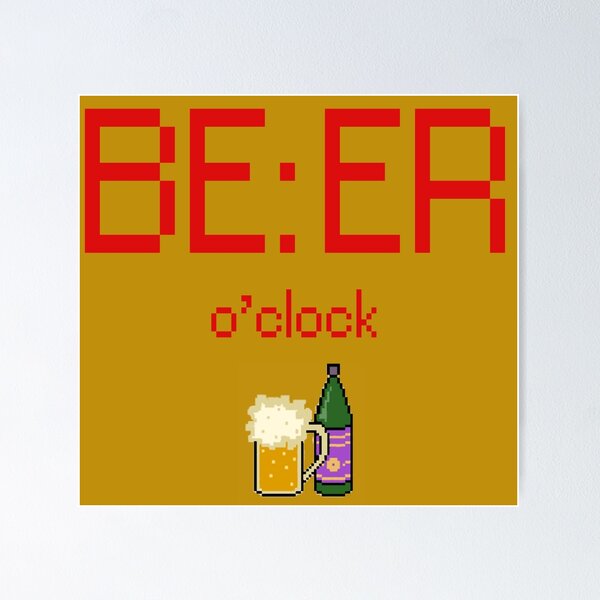 Item preview, beer o'clock designed and sold by Nessssa.