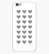 Vinilo o funda para iPhone Hounds tooth heart