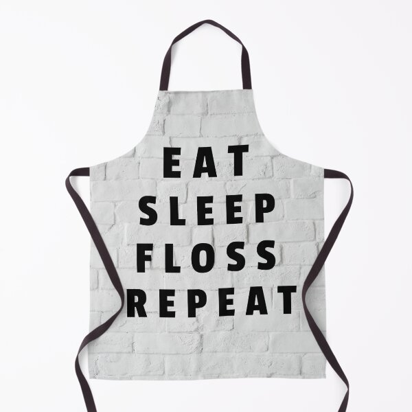Item preview, Eat sleep floss repeat Dental Design designed and sold by guaka-molly.