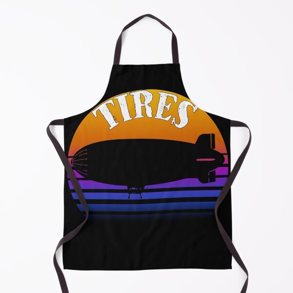 Item preview, Retro sunset Blimp Tires designed and sold by AllLeftSides42.