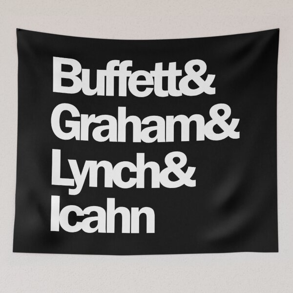 Item preview, Famous investors: Buffett, Graham, Lynch, Icahn designed and sold by ShuckedLondon.