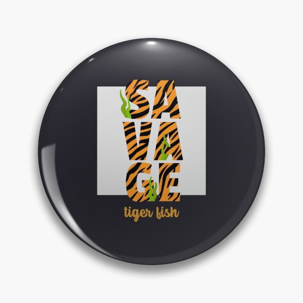 Item preview, Savage tiger fish designed and sold by VioletStudio.