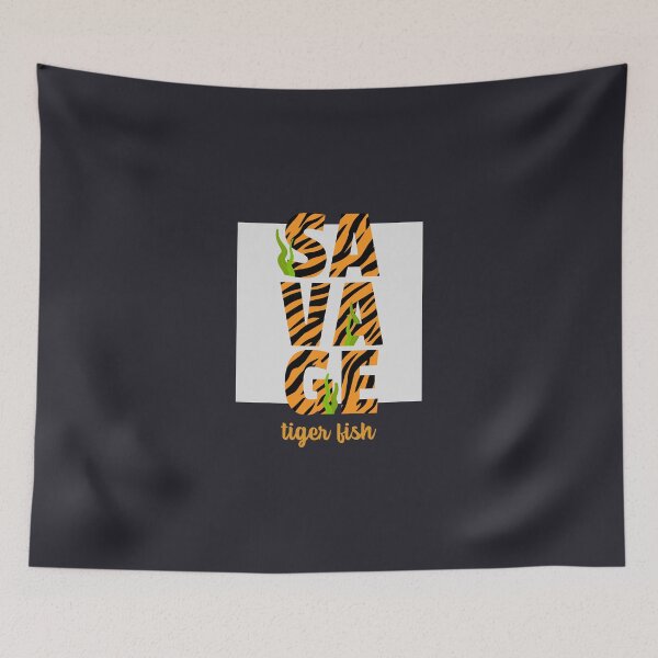 Item preview, Savage tiger fish designed and sold by VioletStudio.