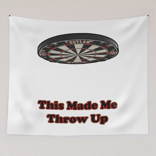 Item preview, Dardo de diseño divertido de This Made Me Throw Up designed and sold by Sipsta.