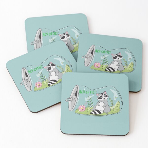 Item preview, Kawaii- Cute- Racoon inside the Soda can designed and sold by EvaWolf.