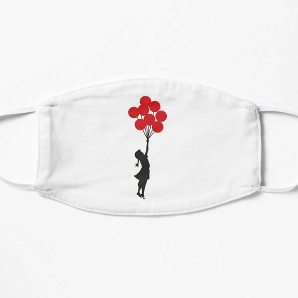 Banksy Balloon Girl Flat Mask