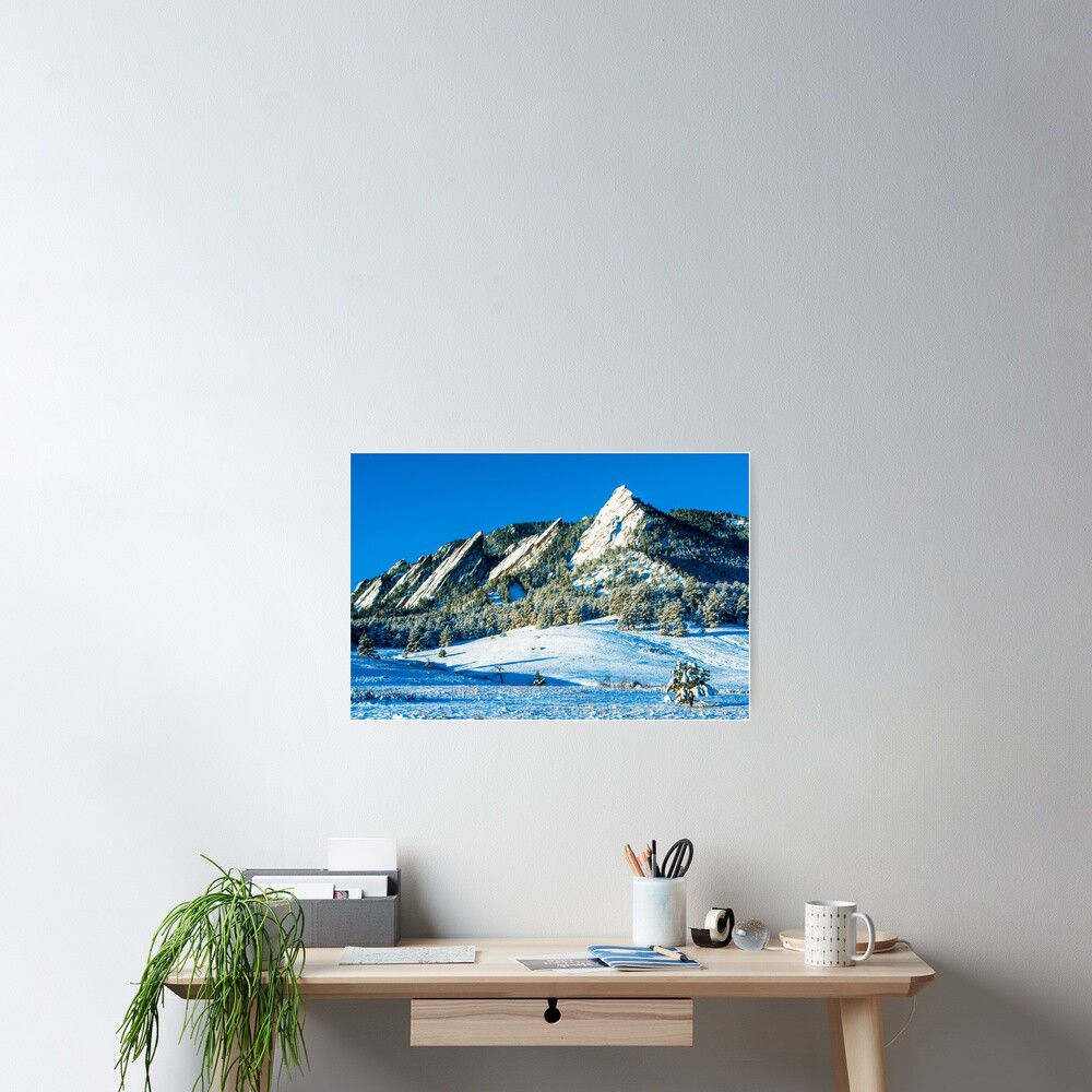 Flatirons Icing Poster