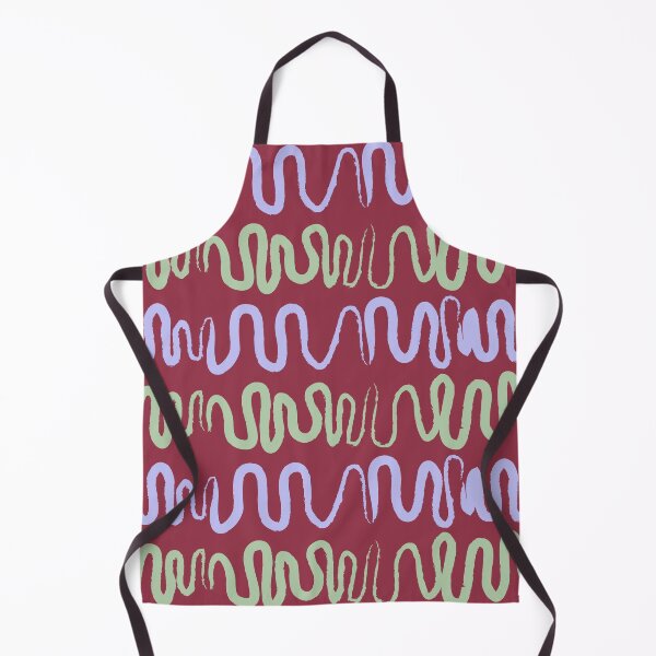 Item preview, Dark wined themed wavy pattern gift design designed and sold by Michael Schmidt.