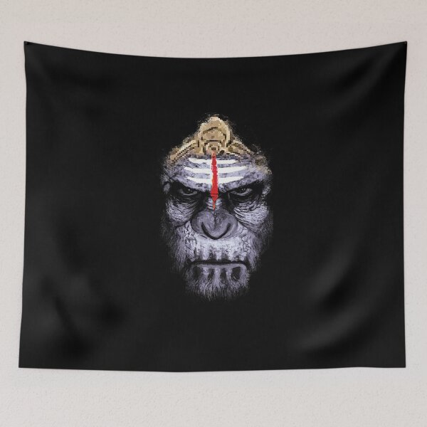 Item preview, Calm Before The Storm Lord Hanuman designed and sold by eufouria.