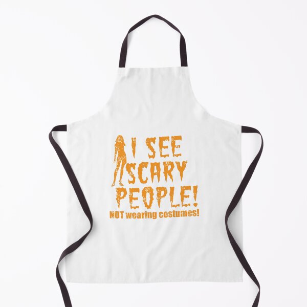 Item preview, I see scary people (not wearing costumes!) Halloween funny tote bag designed and sold by jazzydevil.