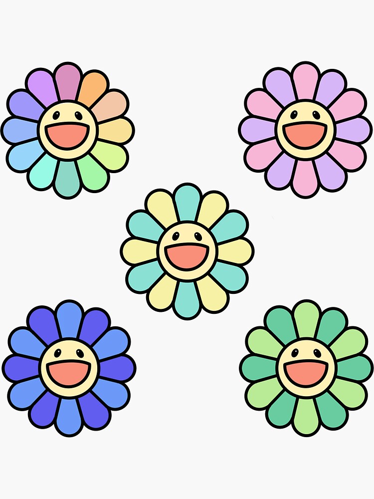 Pastel 70's flowers