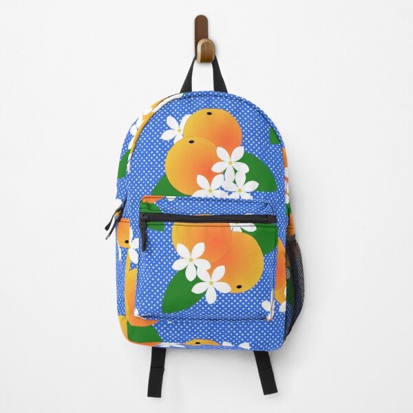 Item preview, Orange Blossom Pop Art Blue designed and sold by MerryMakewell.