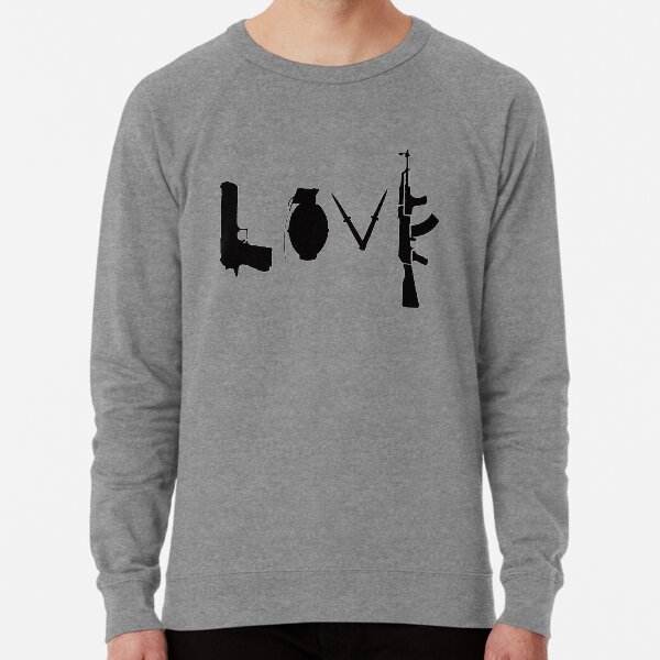 Banksy Love Guns Sweatshirt léger