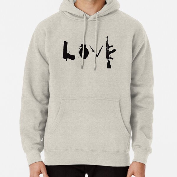 Banksy Love Guns Pullover Hoodie