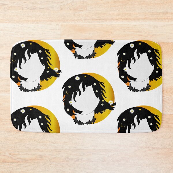 Item preview, Faceless woman with abstract sun and dark night hair background  designed and sold by SGS-.