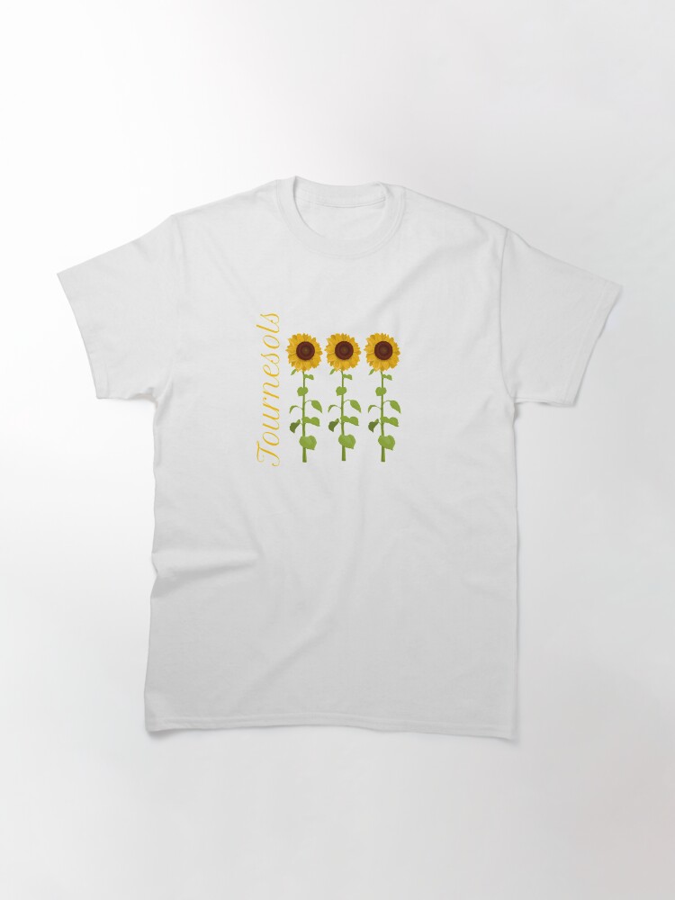 sunflowers tournesols shirt