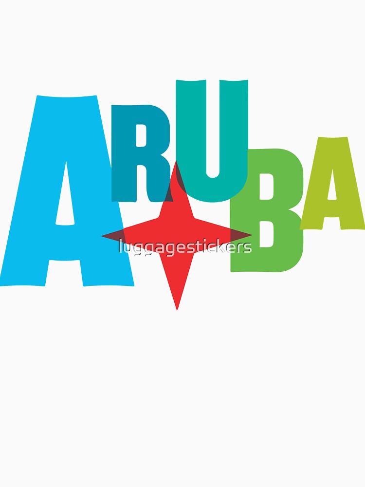 Aruba by luggagestickers