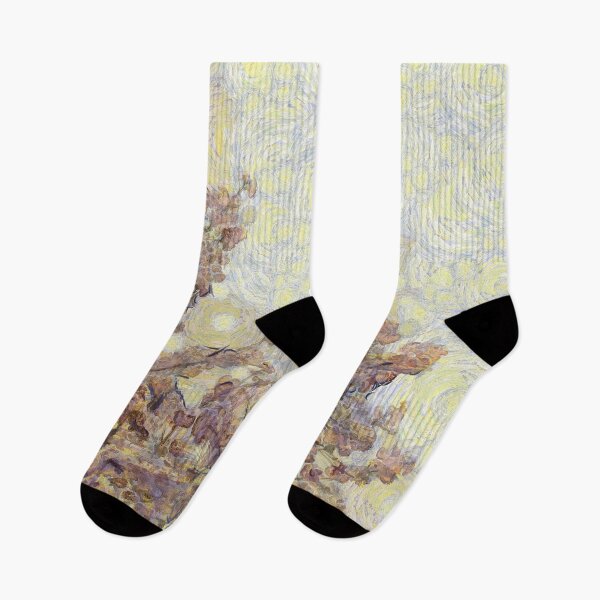 Item preview, Painted  sakura and blue sky in Van Gogh style  designed and sold by AnnaMelekhina.