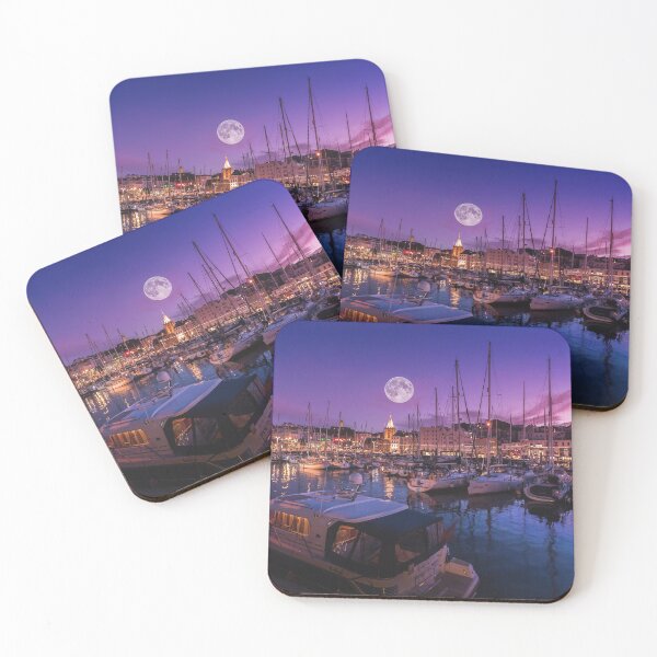 Item preview,  Guernsey Marina at night designed and sold by Kipcio.
