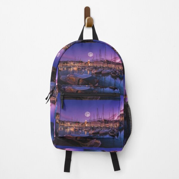 Item preview, Guernsey Marina at night designed and sold by Kipcio.