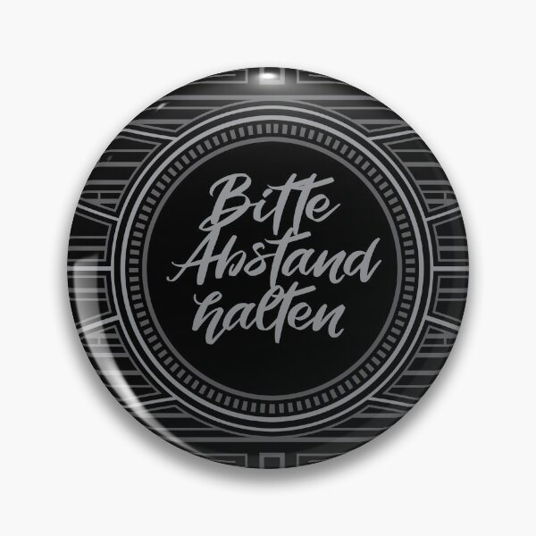 Artikelvorschau, Gesichtsmaske Bitte abstand halten Vintage Artdeco Design in Schwarz Stoffmaske Mund Nasen Schutz entworfen und verkauft von MadandMean.