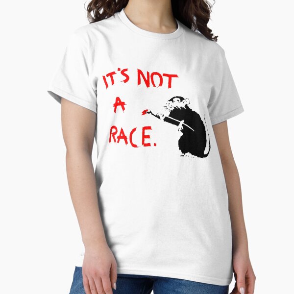Item preview, Banksy Its Not a Rat Race designed and sold by ThatMerchStore.