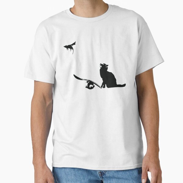 Item preview, Banksy Cat And Super Mouse designed and sold by ThatMerchStore.