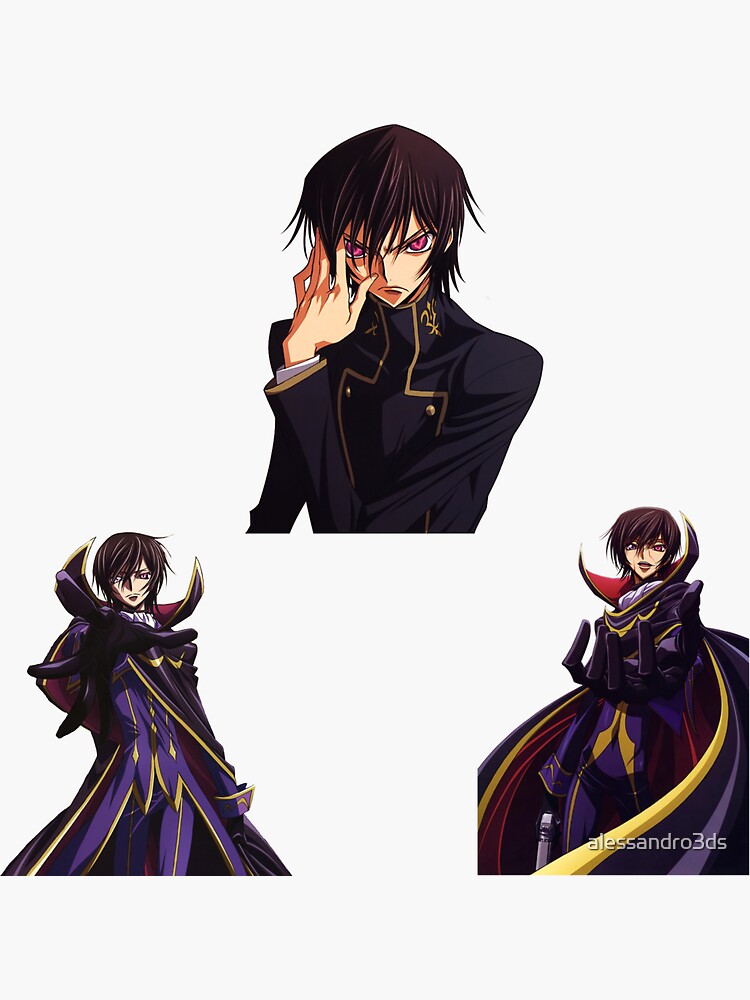 Lelouch Sticker Pack by alessandro3ds