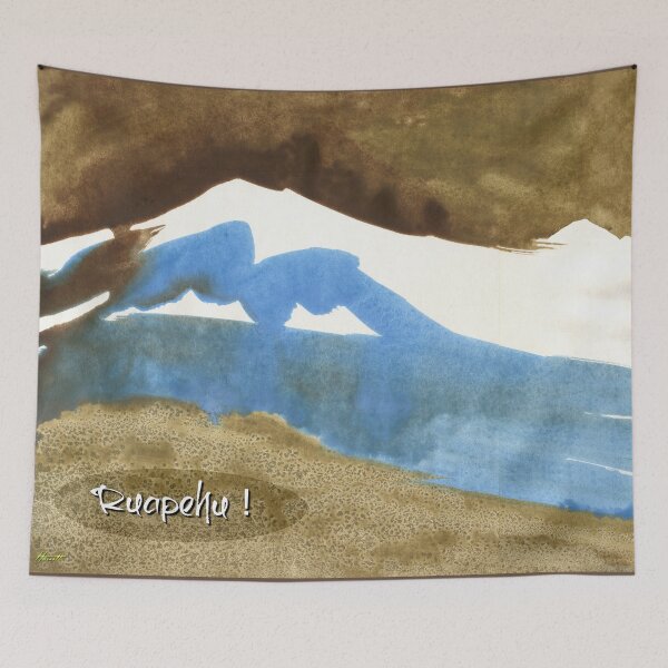 Item preview, The Mountain Ruapehu designed and sold by Patricia Howitt.