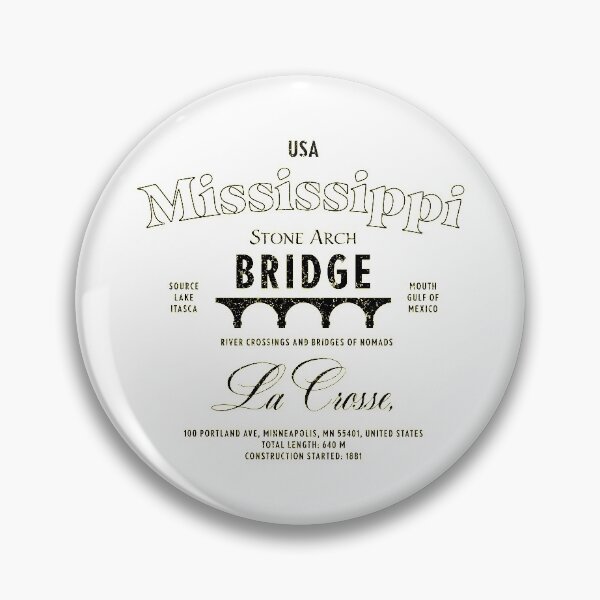 Item preview, Mississippi River Stone Arch Bridge La Crosse USA designed and sold by KeepMoving.