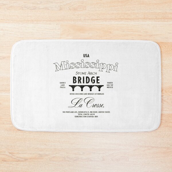 Item preview, Mississippi River Stone Arch Bridge La Crosse USA designed and sold by KeepMoving.