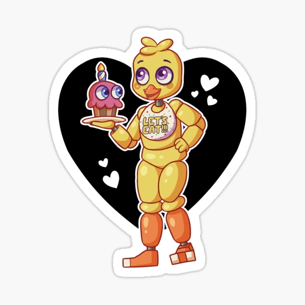 FNaF 1 Freddy Fazbear Head, Five Nights at Freddy's Sticker by  akushibluepaws