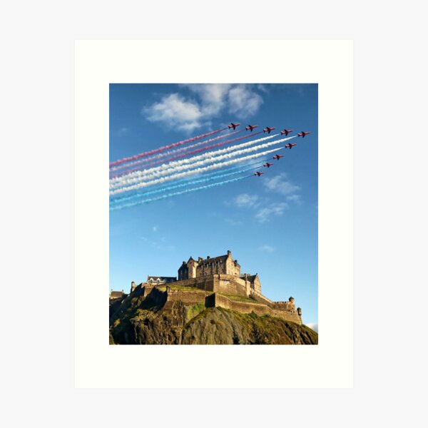 Item preview, Red Arrows over Edinburgh designed and sold by darkedinburgh.