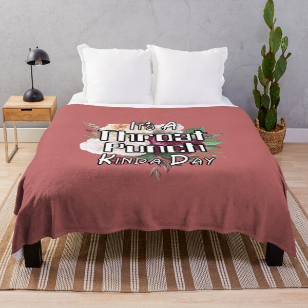 Item preview, It's A Throat Punch Kinda Day - Gifts for CoWorkers - Floral designed and sold by Mode Tees.