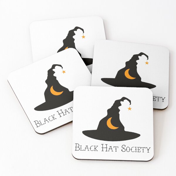 Item preview, Black Hat Society Witch Hat Moon and Star designed and sold by The Cottage Cauldron.