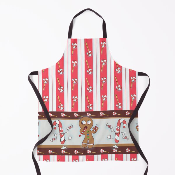 Item preview, Gingerbread vs Candy Cane Novelty Holiday Print designed and sold by ArgyleImp.