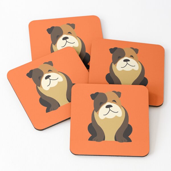 Item preview, Cute Brown, Tan, and Black Bulldog designed and sold by Enid Guinn.