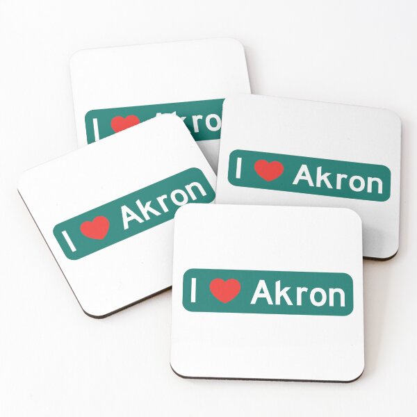 Item preview, I Love Akron! designed and sold by DoodleDashCollective.
