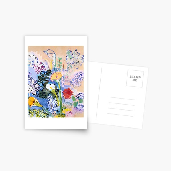 Aperçu de l'œuvre Tableau Bouquet de fleurs colorées - Jean Dufy créée et vendue par fine-art-shop.
