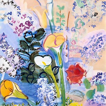 Artwork thumbnail,  Colourful bouquet of flowers painting - Jean Dufy by fine-art-shop