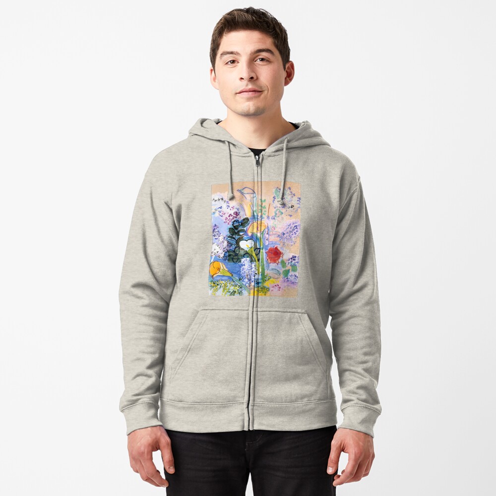 Item preview, Zipped Hoodie designed and sold by fine-art-shop.